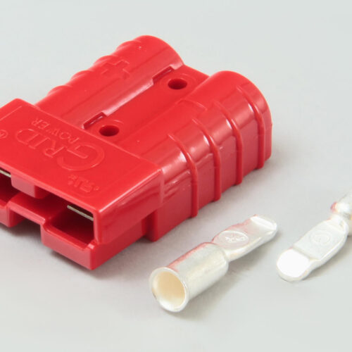 49548 - Connector, 50A Red W/#6 Contacts, Tennant