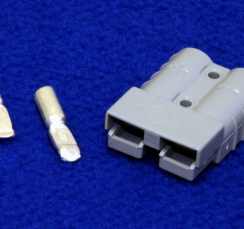174772 - Connector, 50A Gray, W/ 6 Gauge Contacts, Mvp