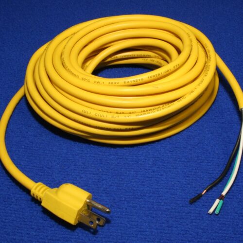 022480020 - Power Cord, 18/3 50' Rib Yellow, Minuteman International, Powerboss