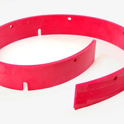 150755L - FRONT SQUEEGEE RED GUM, FACTORY CAT