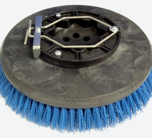 13421P - BRUSH, 12" .030 POLY W/PLATE, FACTORY CAT