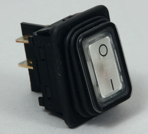 FP578 - SWITCH ROCKER DPST ILLUMINATED, AMERICAN LINCOLN, KENT, ADVANCE, CLARKE, VIPER