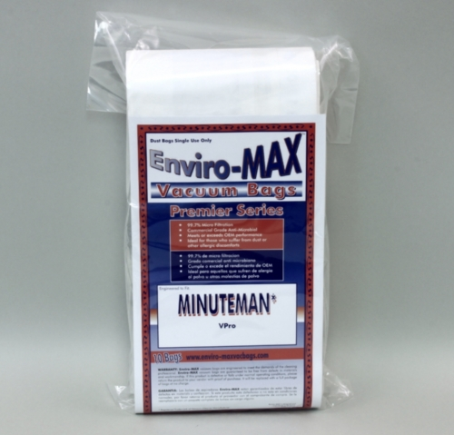 141602PKG - VACUUM BAGS, PACK OF 10, MINUTEMAN INTERNATIONAL
